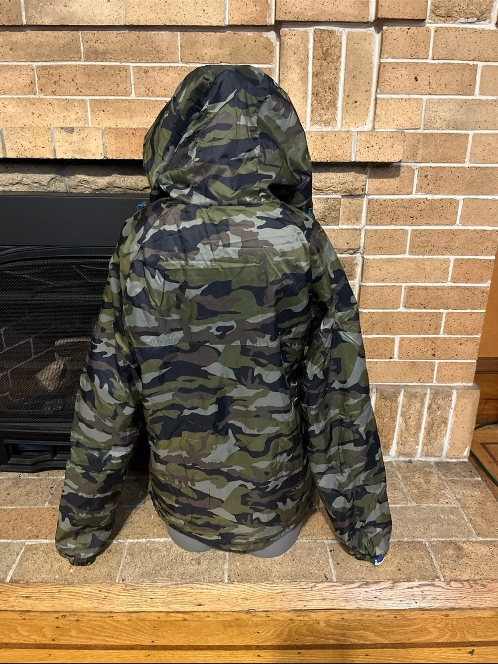 Superdry Sport Hooded Camo Jacket-Size S